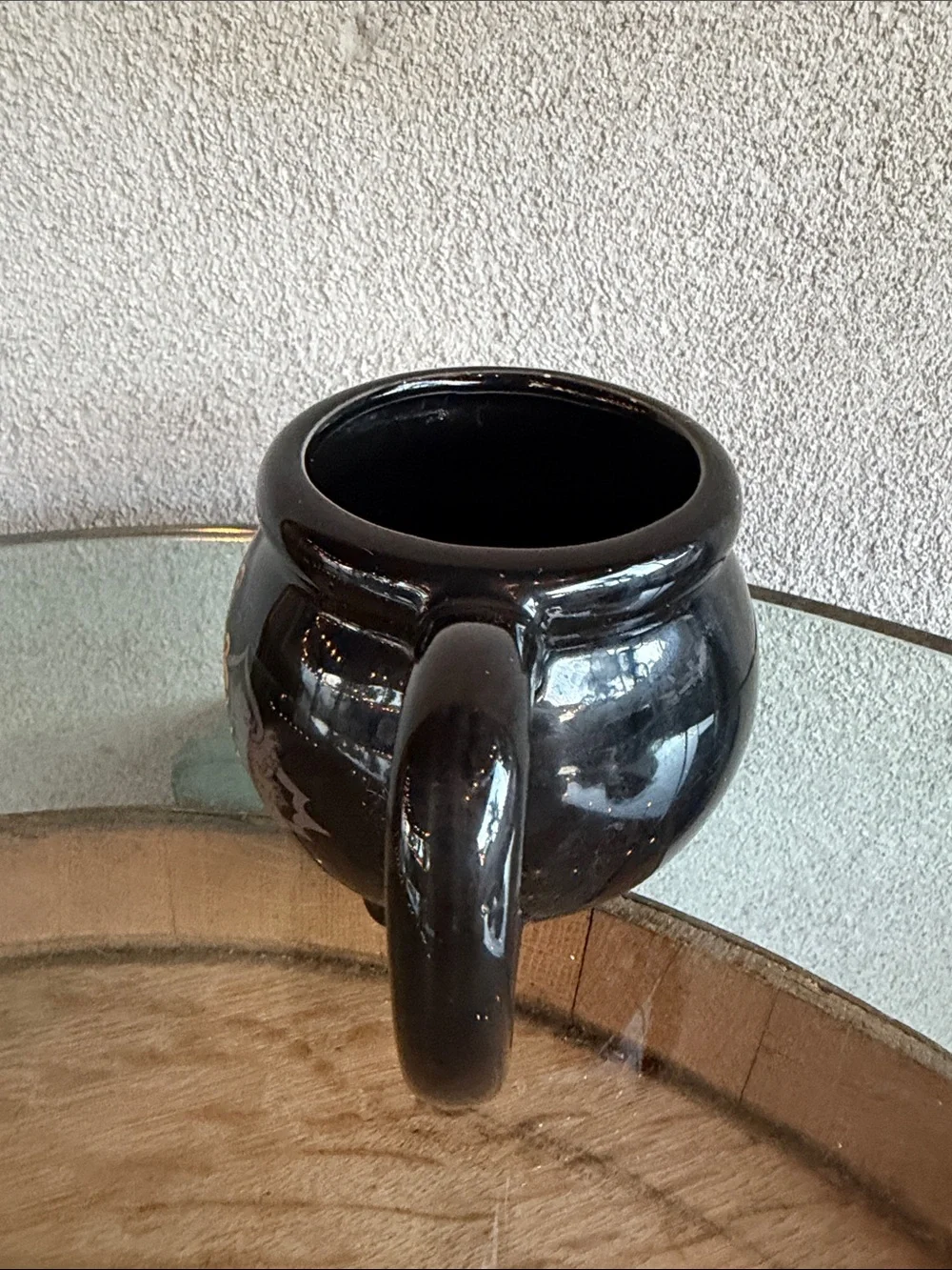 Warner Bros. Black Hogwarts Crest Ceramic Mug